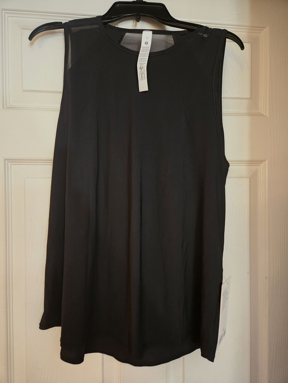 Lululemon Sculpt Tank - Black, Size 12 (NWT)